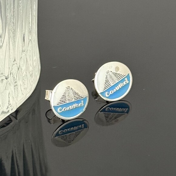 Jewelry - COZUMEL Earrings S925 Sterling Silver Handmade Ear Stud